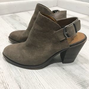 Lucky Brand Slingback Bootie with Block Heel